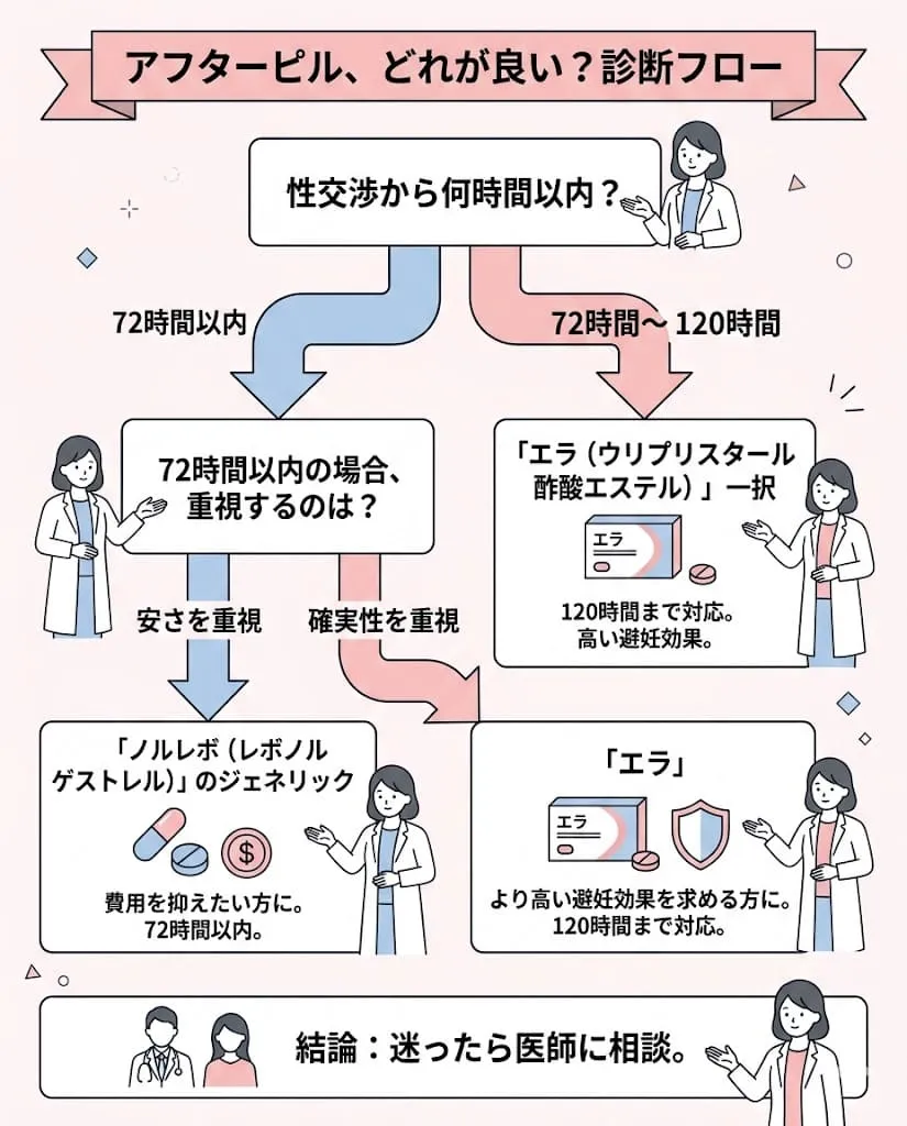 アフターピルの選び方